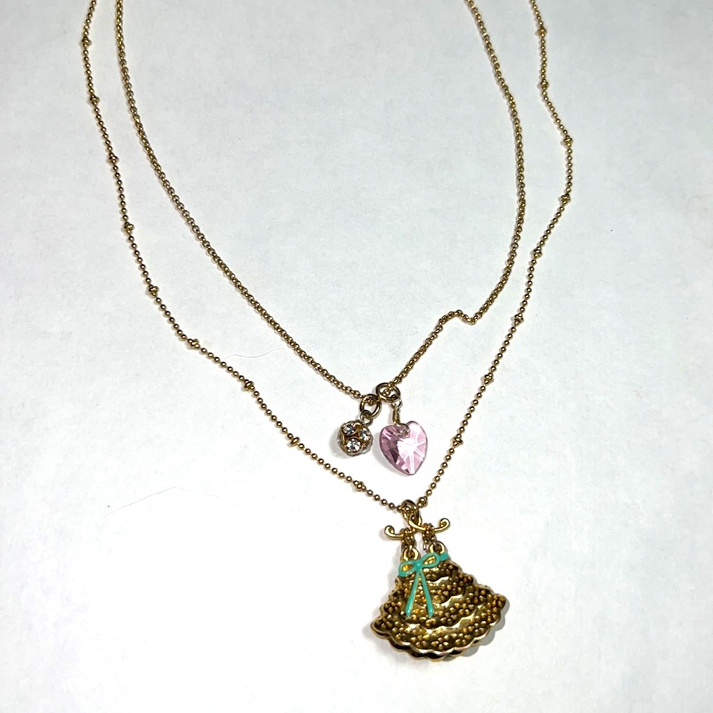 Betsey Johnson Dress Silhouette Necklace